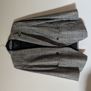 Ann Taylor Plaid Blazer